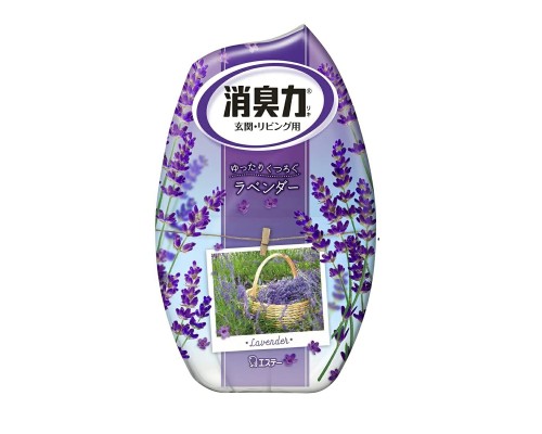 Жидкий освежитель воздуха для комнаты ST Shoushuuriki с расслабляющим ароматом лаванды, 400 мл