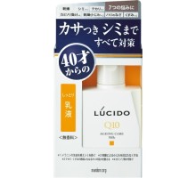 LION Молочко "Lucido Q10 Ageing Care Milk" для комплексной профилактики проблем кожи лица (для мужчин после 40 лет) без запаха, красителей и консервантов 100 мл