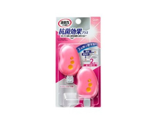 LION Жидкий дезодорант-ароматизатор для мусорных корзин «Сочный розовый грейпфрут» (антибактериальный эффект) 2 шт.