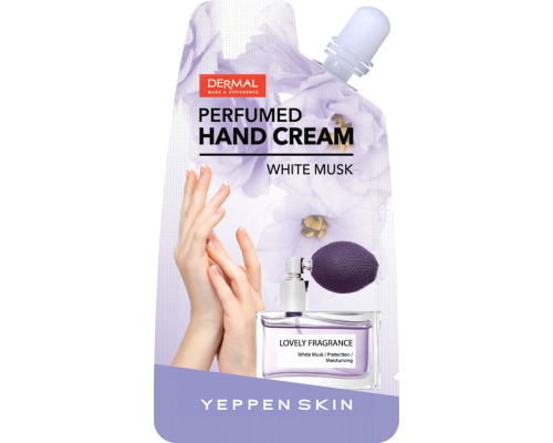 Yeppen Skin Парфюмированный глубокоувлажняющий крем для рук с экстрактом календулы, аромат белого мускуса, 20 г