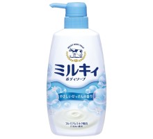 COW Milky Body Soap Молочное увлажняющее жидкое мыло для тела с ароматом цветочного мыла дозатор 550мл