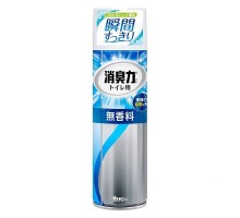ST "Shoushuuriki" Освежитель воздуха для туалета, без запаха, с антибактериальным действием, спрей, 330 мл.