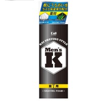KAI "Men’s K Shaving Style" Пена для бритья, от порезов с протеинами шёлка и Алоэ, 220 г.