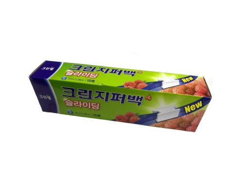 LION Плотные полиэтиленовые пакеты на молнии для хранения и замораживания горячих и холодных пищевых продуктов 27 см * 28 см, 15 шт