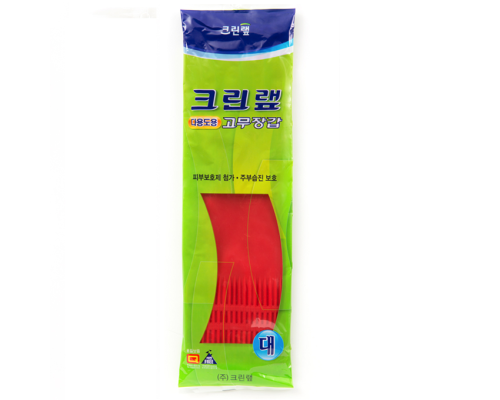 LION Уплотненные перчатки из натурального латекса (опудренные) красные размер L, 1 пара