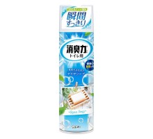 ST "Shoushuuriki" Спрей-освежитель воздуха для туалета, с антибактериальным эффектом, с ароматом свежести, 330 мл.