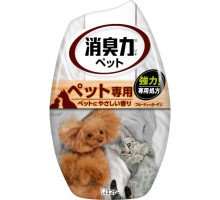 LION Жидкий освежитель воздуха для комнаты "SHOSHU-RIKI" (для удаления запаха домашних животных с фруктовым ароматом) 400 мл