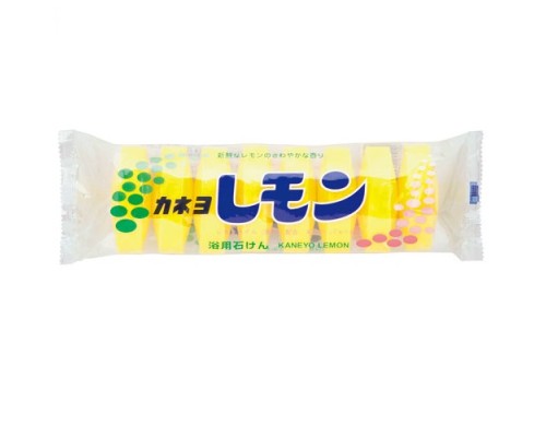 LION Душистое туалетное мыло Kaneyo Lemon с маслом лимона (для лица и тела) 45 г х 8 шт
