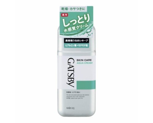 LION Мужской увлажняющий лосьон "Gatsby Skin Care Aqua Cream" для ухода за проблемной кожей, склонной к воспалениям и Акне 170 мл
