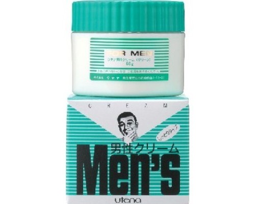 Utena "Men's" Увлажняющий крем после бритья для сухой и чувствительной кожи c хлорофилом, 60 гр.
