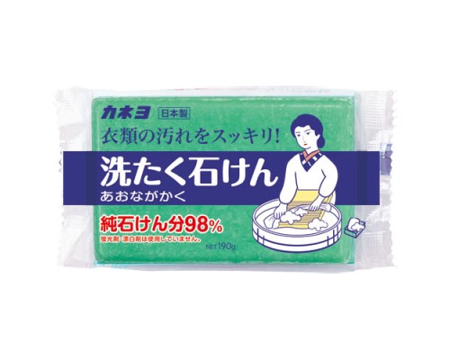 Kaneyo Универсальное хозяйственное мыло  Laundry Soap для любых типов загрязнений, 190 г