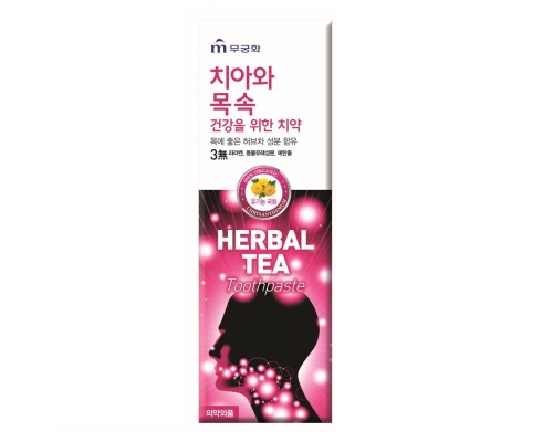 Зубная паста Mukunghwa Herbal Tea с экстрактом травяного чая (хризантема), 110 г