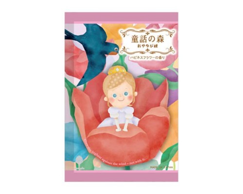 LION Соль для принятия ванны "Bath Salt Novopin Fairy Tales" с ароматом цветов (1 пакет 50 г) / бокс 12 шт