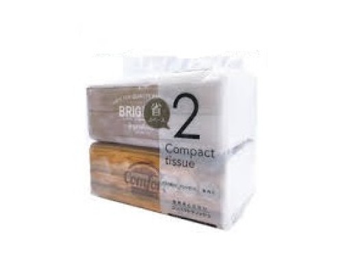 LION Двухслойные бумажные салфетки (в компактной мягкой упаковке) 2 уп х 130 листов (130 салфеток в 1 пачке) Размер: 130 х 180 мм