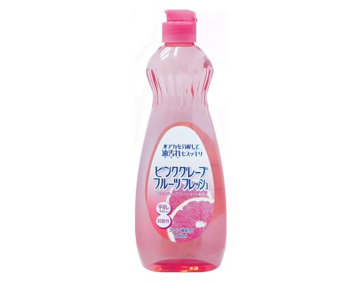 Rocket Soap «Fresh» - Средство для мытья посуды, овощей и фруктов с ароматом грейпфрута, бутылка 600 мл. 